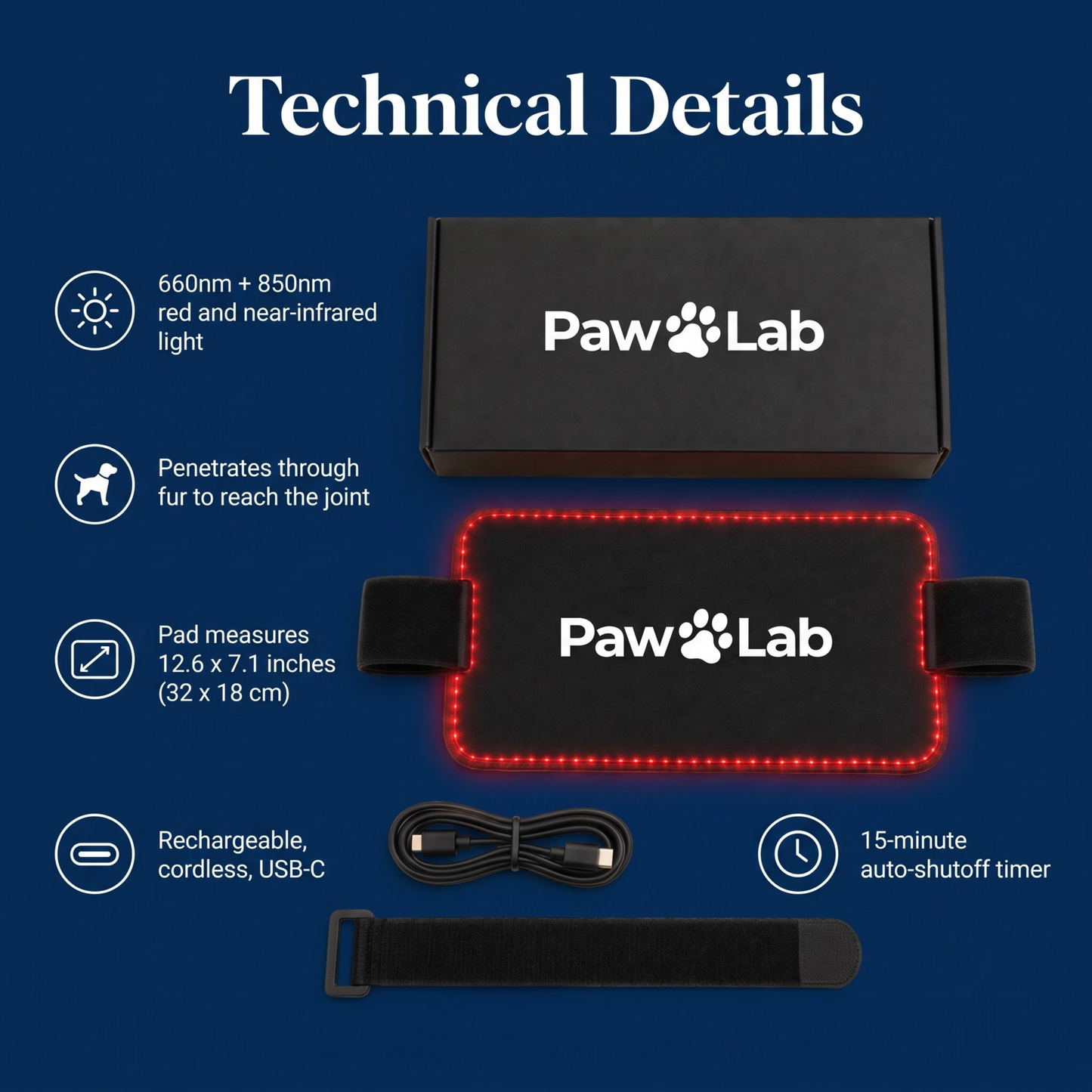 PawLab Red Light Pad