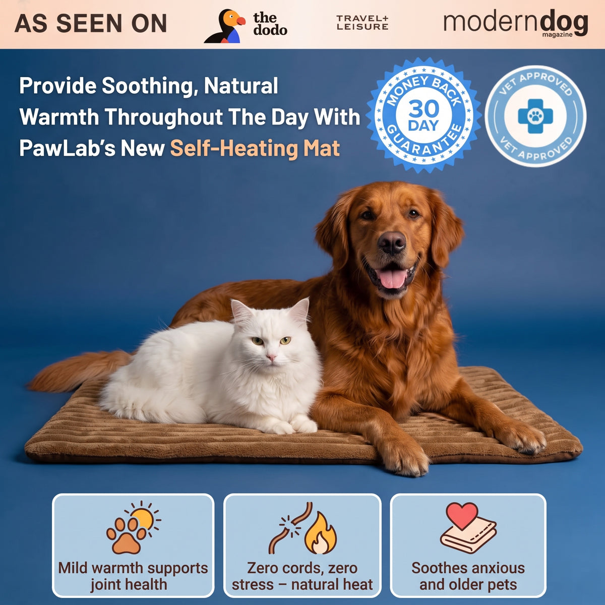 PawLab Self Warming Mat